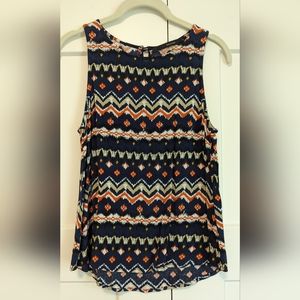Francesca's patterned tank top